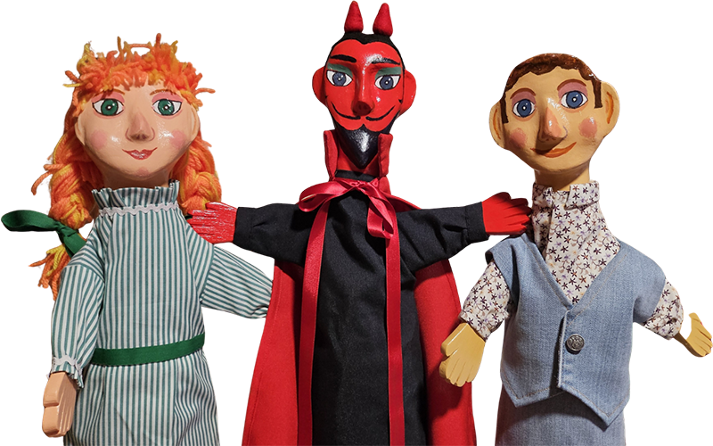 Títeres donados a “Jaca lucha contra Duchenne” 2025.